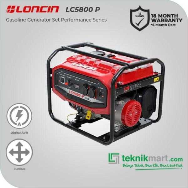LONCIN LC 5800 P V-2 DIGITAL METER GASOLINE GENSET 3,1KW