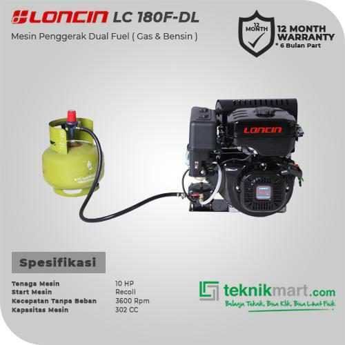 LONCIN LC 180 F-DL DUAL FUEL ENGINE 302CC 10HP - Image 2