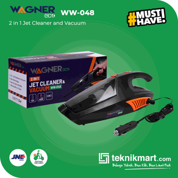WAGNERECO WW-048 JET CLEANER AND VACUUM 2 IN 1 48W