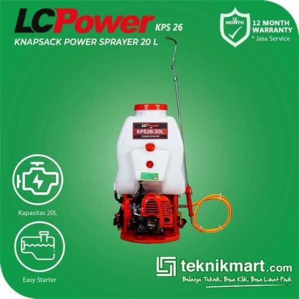 LCP KPS26-20L GASOLINE KNAPSACK POWER SPRAYER 2TAK 20L 26CC
