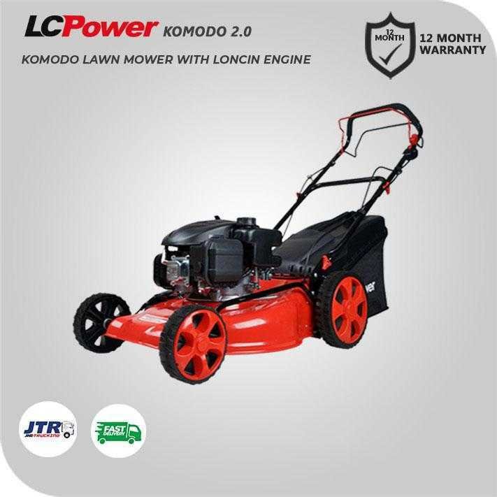 LCP KOMODO 2.0 LAWN MOWER WITH LONCIN GASOLINE ENGINE LC1P65FE 4.7HP 141 CC STEEL CHASSIS - Image 2