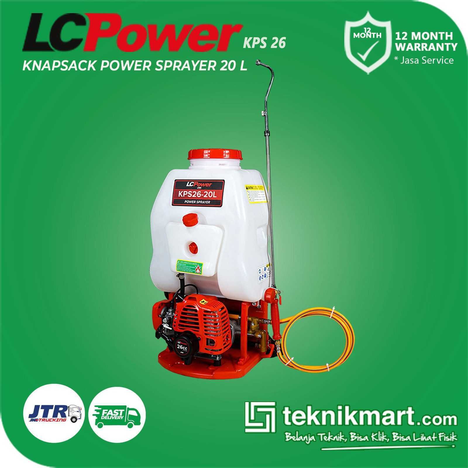 LCP KPS26-20L GASOLINE KNAPSACK POWER SPRAYER 2TAK 20L 26CC - Image 4