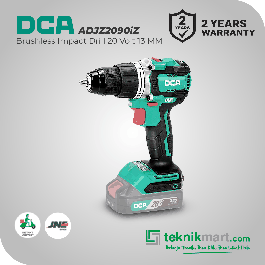 DCA ADJZ2090iZ BRUSHLESS IMPACT DRILL 20VOLT 13MM (UNIT ONLY) - Image 3