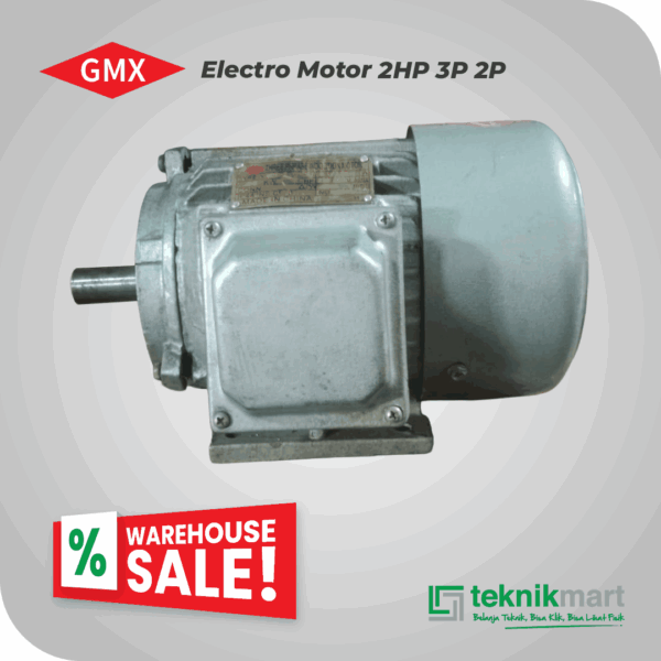 GMX ELECTRO MOTOR 2 HP 3P 2P
