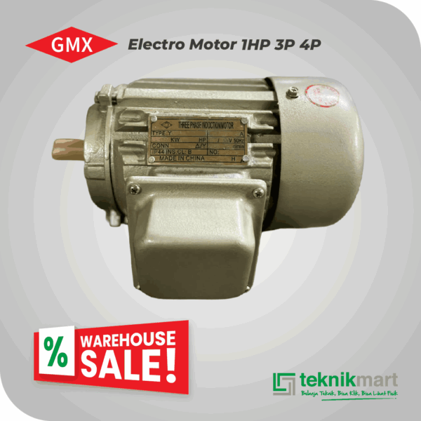 GMX ELECTRO MOTOR 1 HP 3P 4P