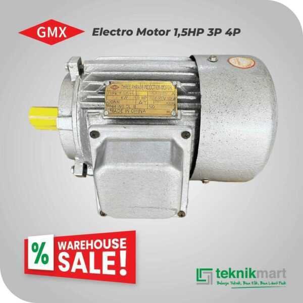 GMX ELECTRO MOTOR 1,5 HP 3P 4P