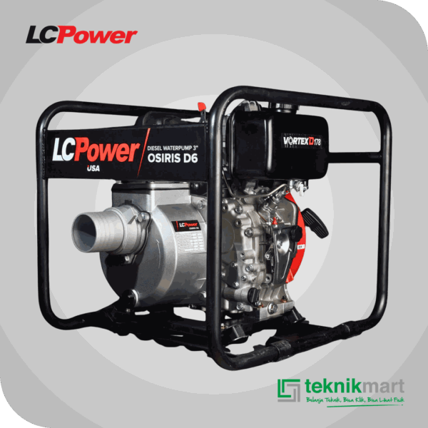 LCP OSIRIS D 6 RECOIL DIESEL WATER PUMP 3" W/VORTEX D 178 6HP