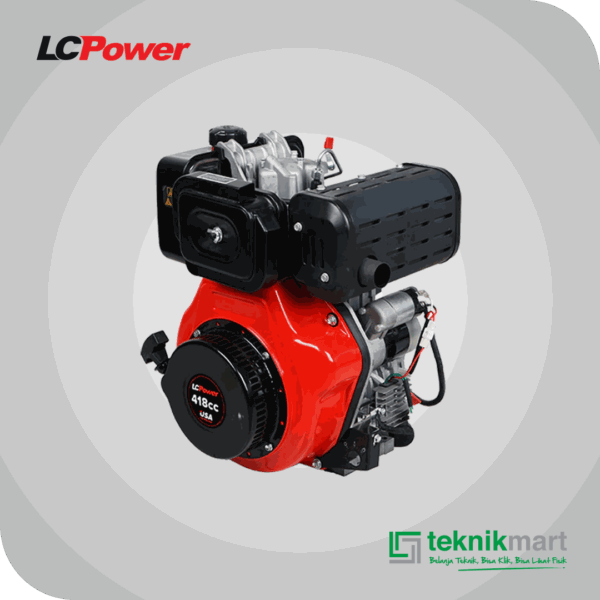 LCP VORTEX D 186 E ELECTRIC STATER RECOIL AIR COOLED DIESEL ENGINE 9,5HP 418CC
