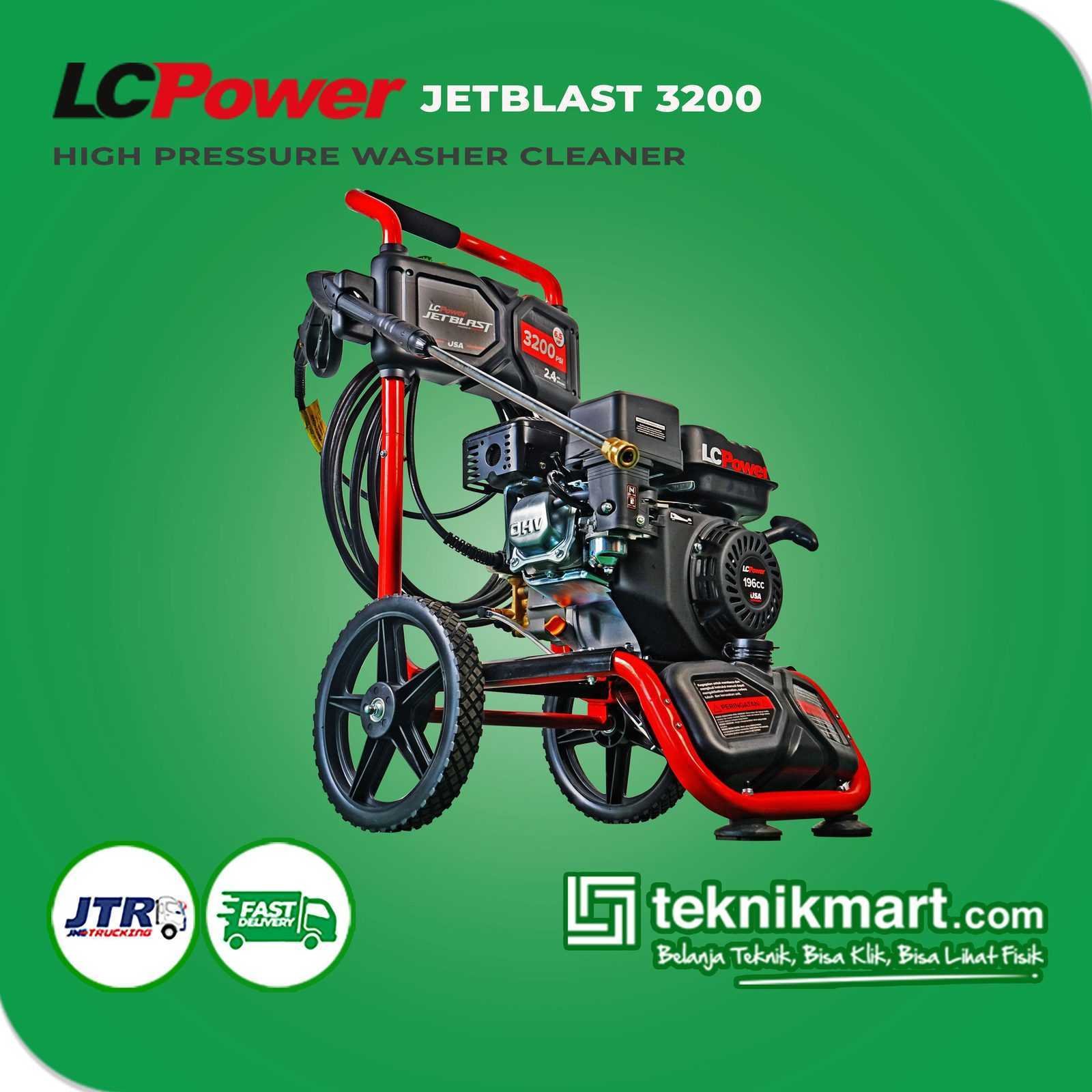 LCP JET BLAST 3200 PRESSURE WASHER 3200 PSI 196 CC - Image 3