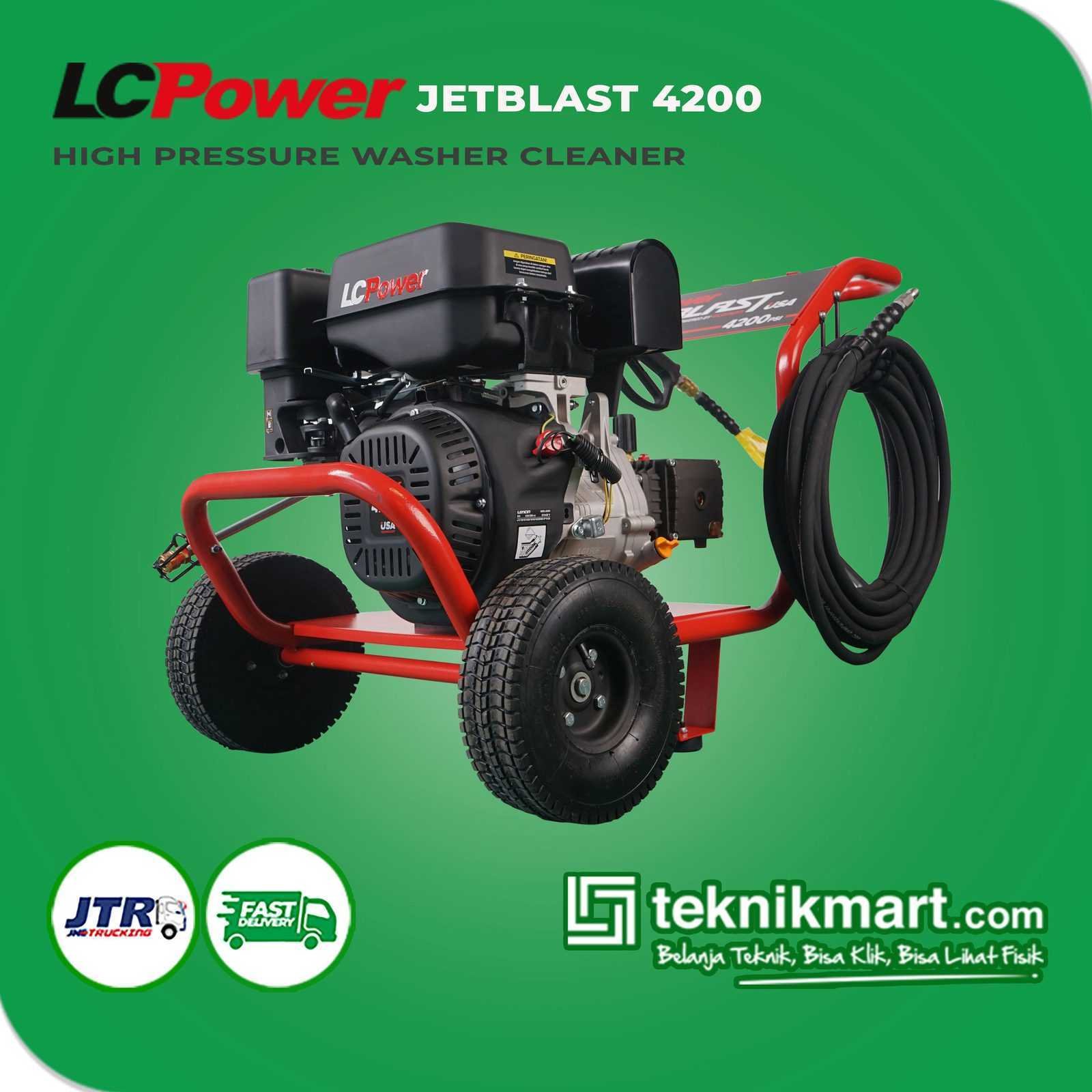 LCP JET BLAST 4200 PRESSURE WASHER 4200 PSI 420 CC