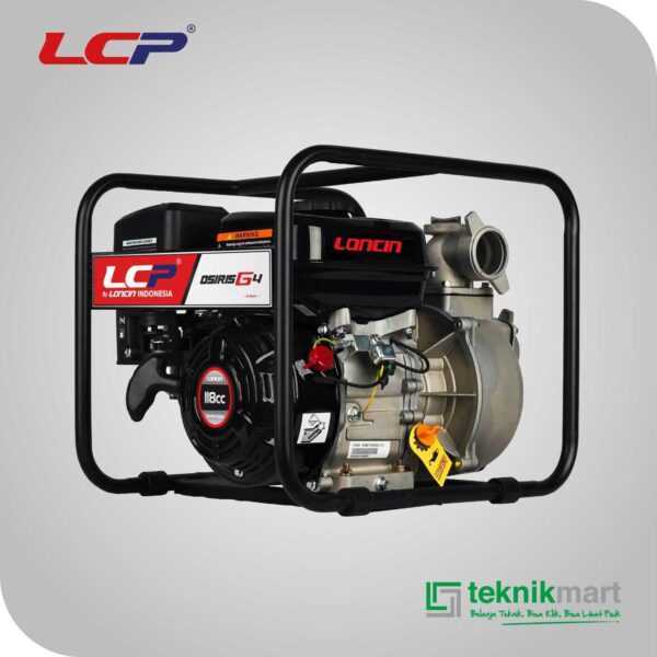 LCP OSIRIS G 4 RECOIL GASOLINE WATER PUMP 2" W/VORTEX G 120 4HP