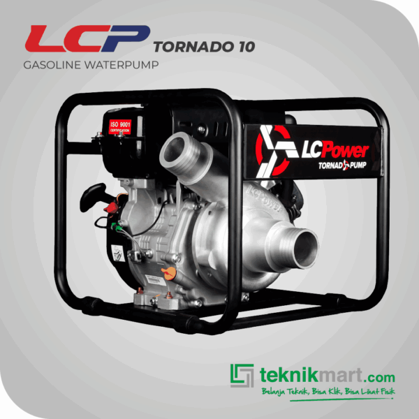 LCP TORNADO PUMP 3" W/GASOLINE ENGINE G 180 10HP