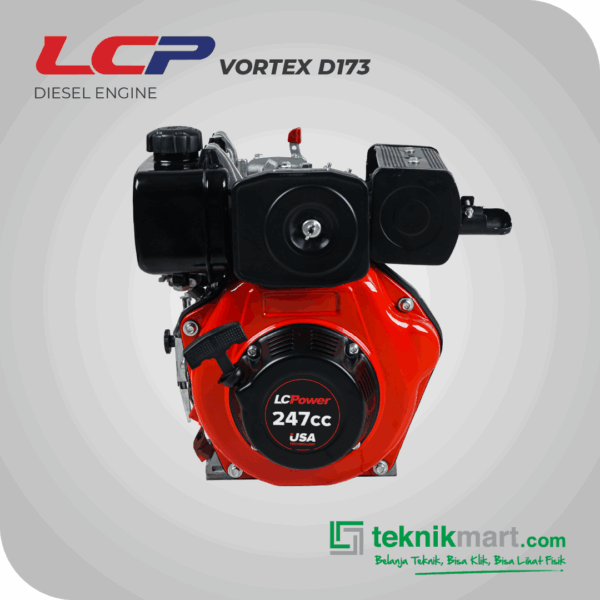 LCP VORTEX D 173 RECOIL AIR COOLED DIESEL ENGINE 5HP 247CC