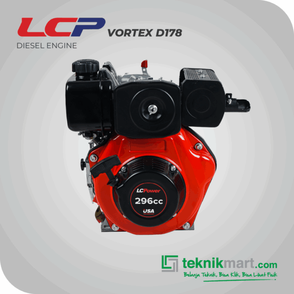 LCP VORTEX D 178 RECOIL AIR COOLED DIESEL ENGINE 5,8HP 296CC