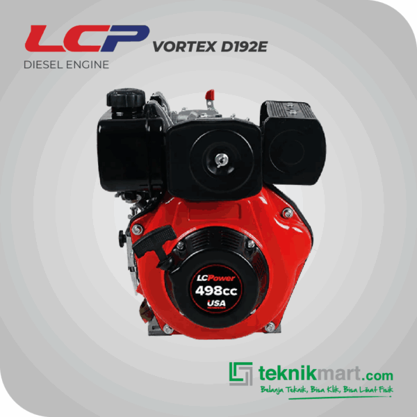LCP VORTEX D 192 E ELECTRIC STATER RECOIL AIR COOLED DIESEL ENGINE 12HP 498CC