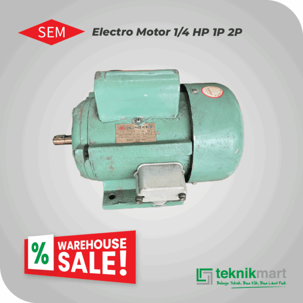SEM ELECTRO MOTOR 1/4 HP 1P 2P