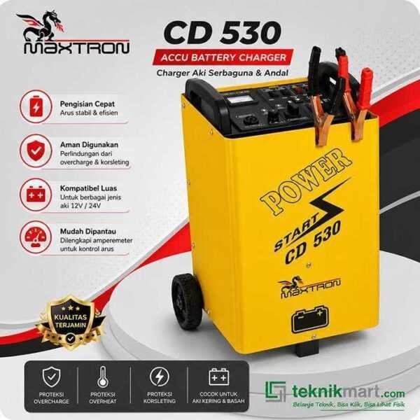 MAXTRON CD-530 BATTERY CHARGER 80A 12/24VOLT