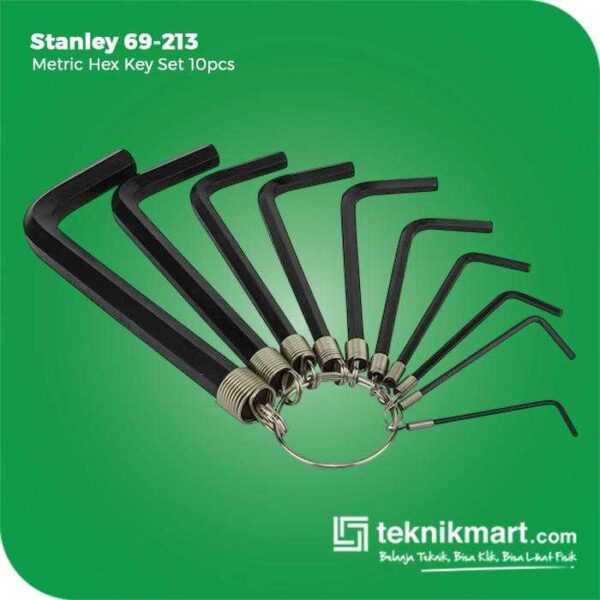 STANLEY 69-213 HEX KEY SET 10 PCS METRIC