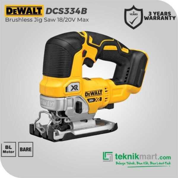 DEWALT DCS334B BRUSHLESS JIGSAW 20V MAX 0-3.200 SPM (UNIT ONLY)