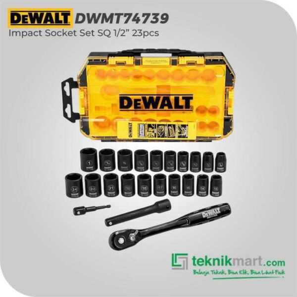 DEWALT DWMT74739 IMPACT SOCKET SET SQ1/2INCH 23PCS