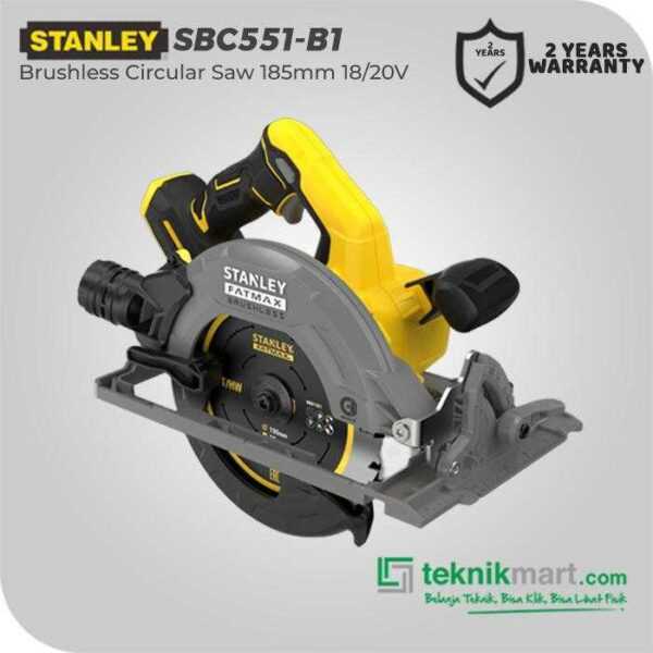 STANLEY SBC551 BRUSHLESS CIRCULAR SAW 20VOLT 185MM (UNIT ONLY)