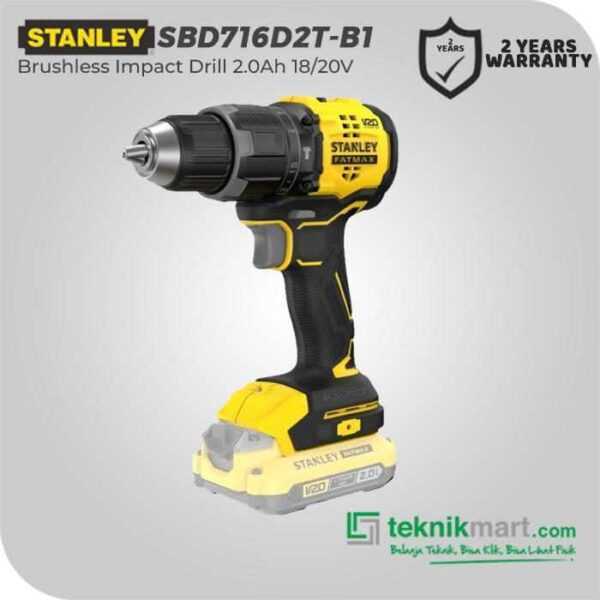 STANLEY SBD716 BRUSHLESS HAMMER DRILL 20VOLT 13MM (UNIT ONLY)