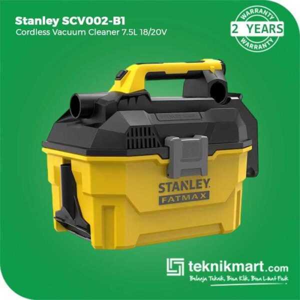 STANLEY SCV002 CORDLESS VACUUM CLEANER FATMAX 20VOLT 7.5 LITER (UNIT ONLY)