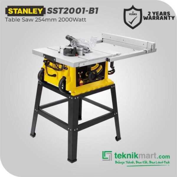 STANLEY SST2001 TABLE SAW WITH FRAME STAND 2000WATT 254MM