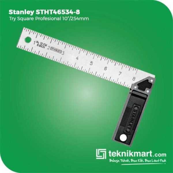 STANLEY STHT46534-8 TRY SQUARE PROFESSIONAL 10" / 254MM (PENGGARIS SIKU)